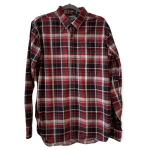 Like New | Eddie Bauer Classic Fit Red Plaid Flannel